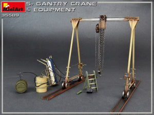 MiniArt 35589 5 TON GANTRY CRANE &amp;amp; EQUIPMENT 1/35 – immagine 5