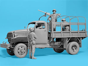 ICM 35599 WWII US Military Patrol (G7107 with MG M1919A4) 1/35 – immagine 11