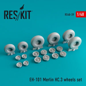 RESKIT RS48-0039 EH-101 Merlin HC.3 wheels set 1/48