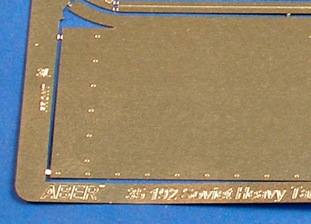 Aber 35192 Russian heavy tank KV-1, KV-2 - vol. 2 - additional set - fenders, early model 1/35 – imagen 2