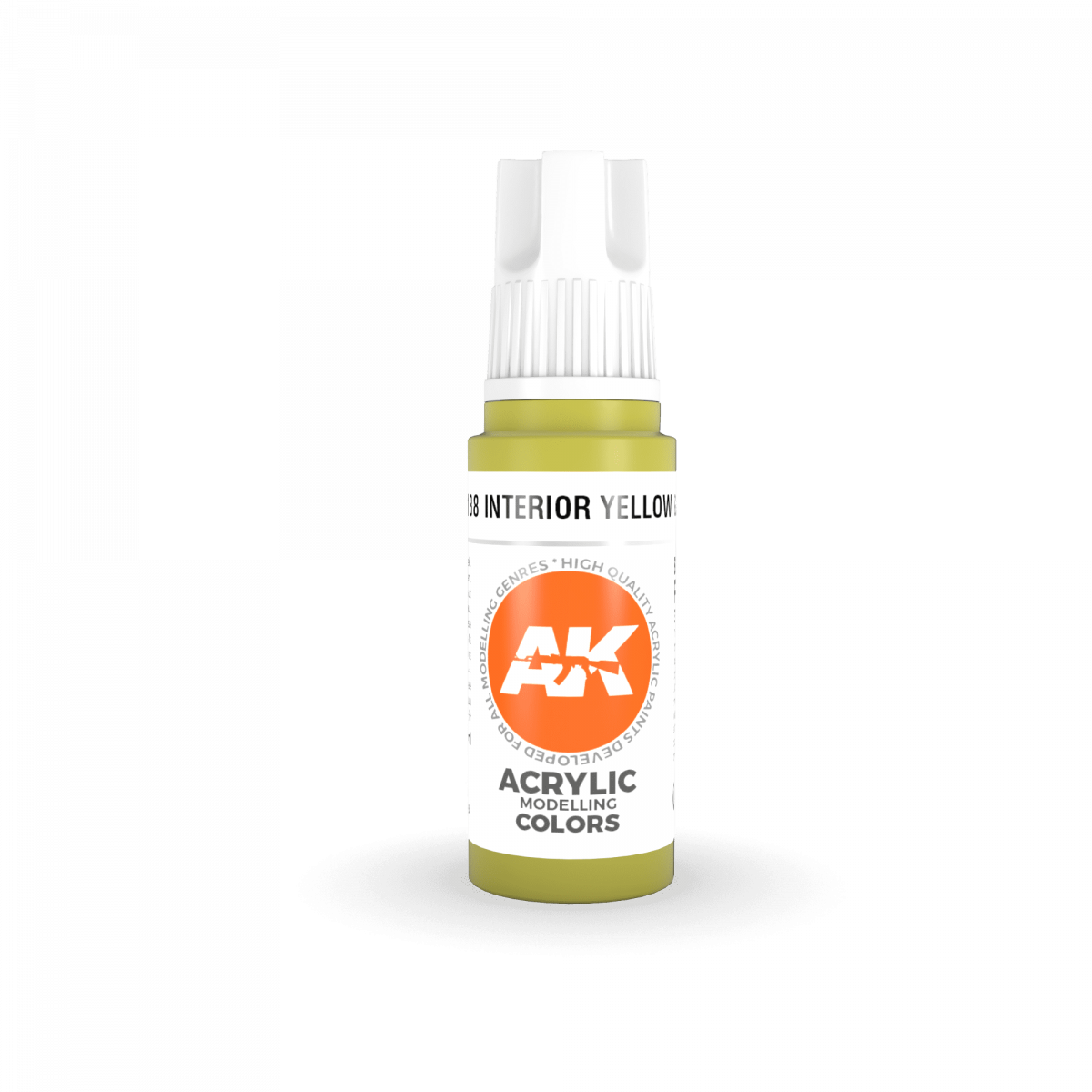 AK Interactive AK11138 INTÉRIEUR JAUNE VERT – STANDARD 17 ml – image 3
