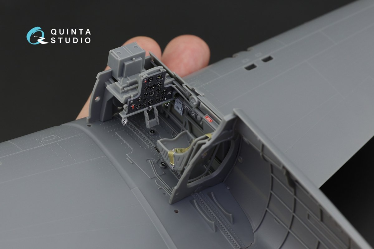 Quinta Studio QD32132 P-40B 3D-Printed &amp;amp; coloured Interior on decal paper (GWH) 1/32 – imagen 8
