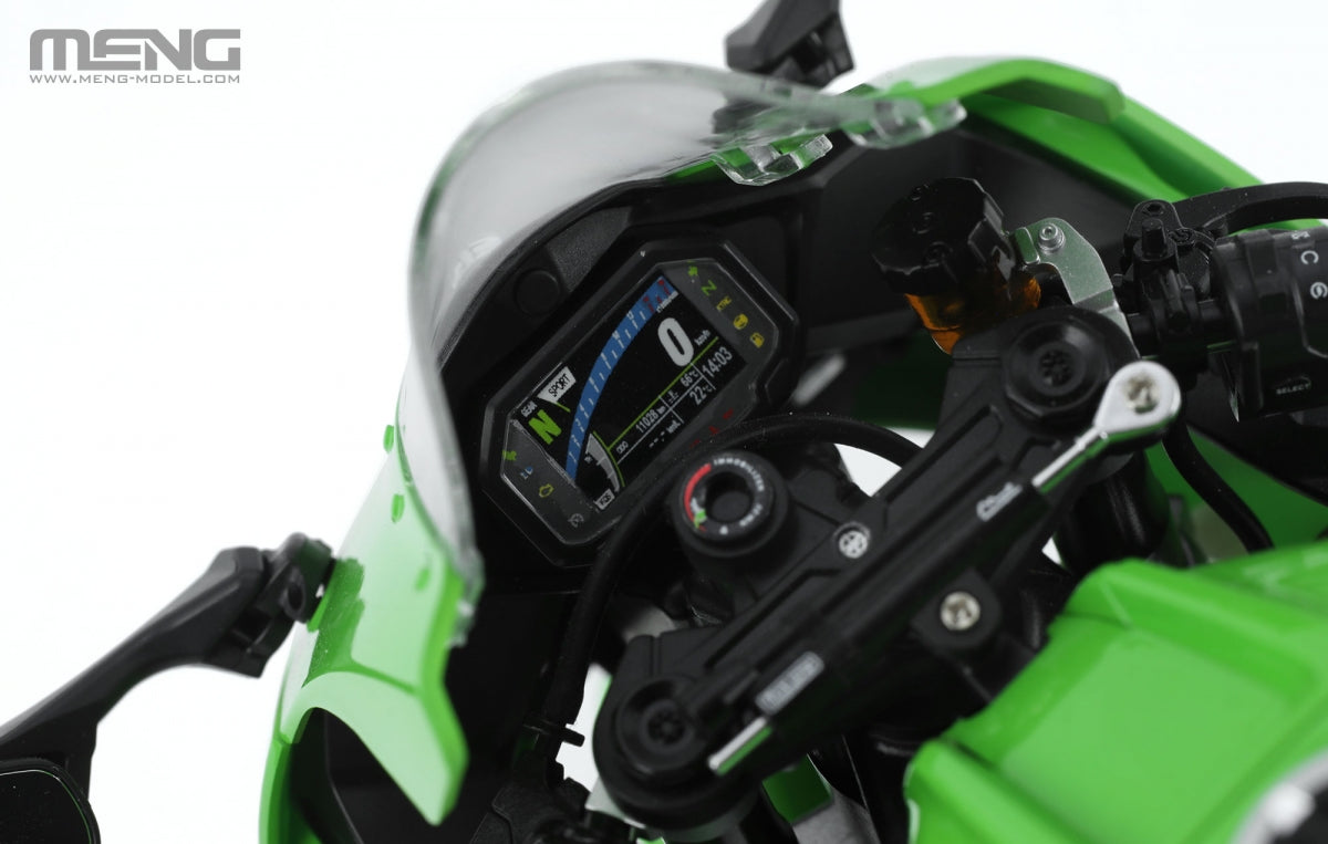 Meng Model MT-008s Kawasaki Ninja ZX-10RR Pre-Coloured Edition 1/9