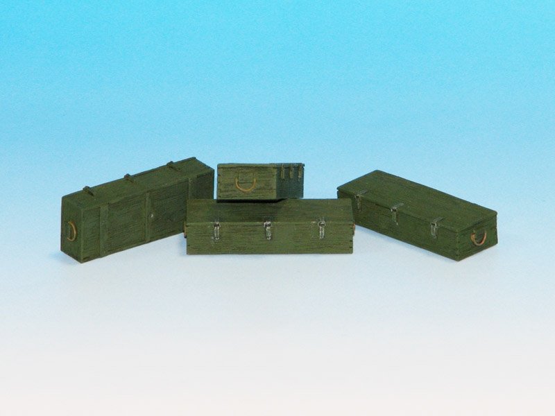 Eureka XXL E-017 Wooden Ammo Boxes for 12.8 cm Pak 44/Kw.K. 1/35 – immagine 3
