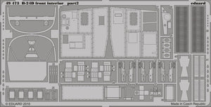Eduard 49473 B-24D front interior 1/48 Revell Academy