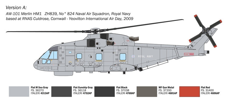 Italeri 1486 Westland AW-101 Merlin HM.1 1/72 – zdjęcie 4