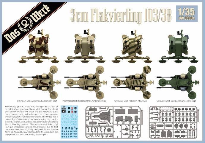 Das Werk DW35004 Flakvierling 103/38 1/35 – Bild 2