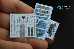 Quinta Studio QD48233 Su-27SM 3D-Printed &amp;amp; coloured Interior on decal paper (KittyHawk) 1/48 – Bild 9