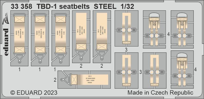 Eduard BIG33157 TBD-1 TRUMPETER 1/32 – immagine 6