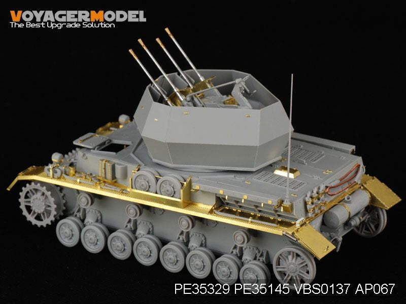 Voyager Model PE35329 WWII German 20mm Flakpanzer IV &amp;quot;Wirbelwind&amp;quot; For DRAGON 6540 1/35 – immagine 2