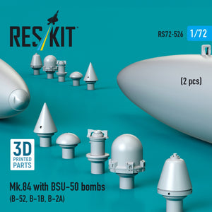 RESKIT RS72-0526 Mk.84 with BSU-50 bombs (2 pcs) (3D Printed) 1/72 – immagine 2
