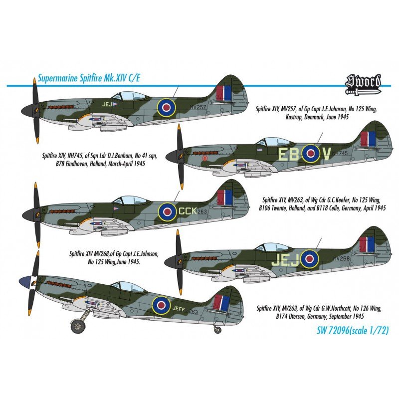 Sword 72096 Supermarine Spitfire Mk.XIV C/E Bubbletop 1/72 – zdjęcie 2