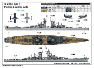 Trumpeter 06740 USS Hawaii CB-3 1/700 – image 3
