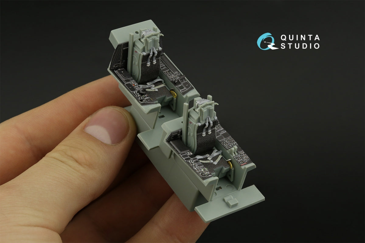 Quinta Studio QD48433 F-15I 3D-Printed coloured Interior on decal paper (Academy) 1/48 – immagine 10
