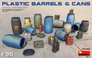 MiniArt 35590 Plastic Barrels &amp;amp; Cans 1/35