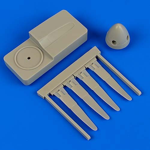 Quickboost QB48707 P-51B/C/D Mustang propeller w/tool ​​Tamiya 1/48