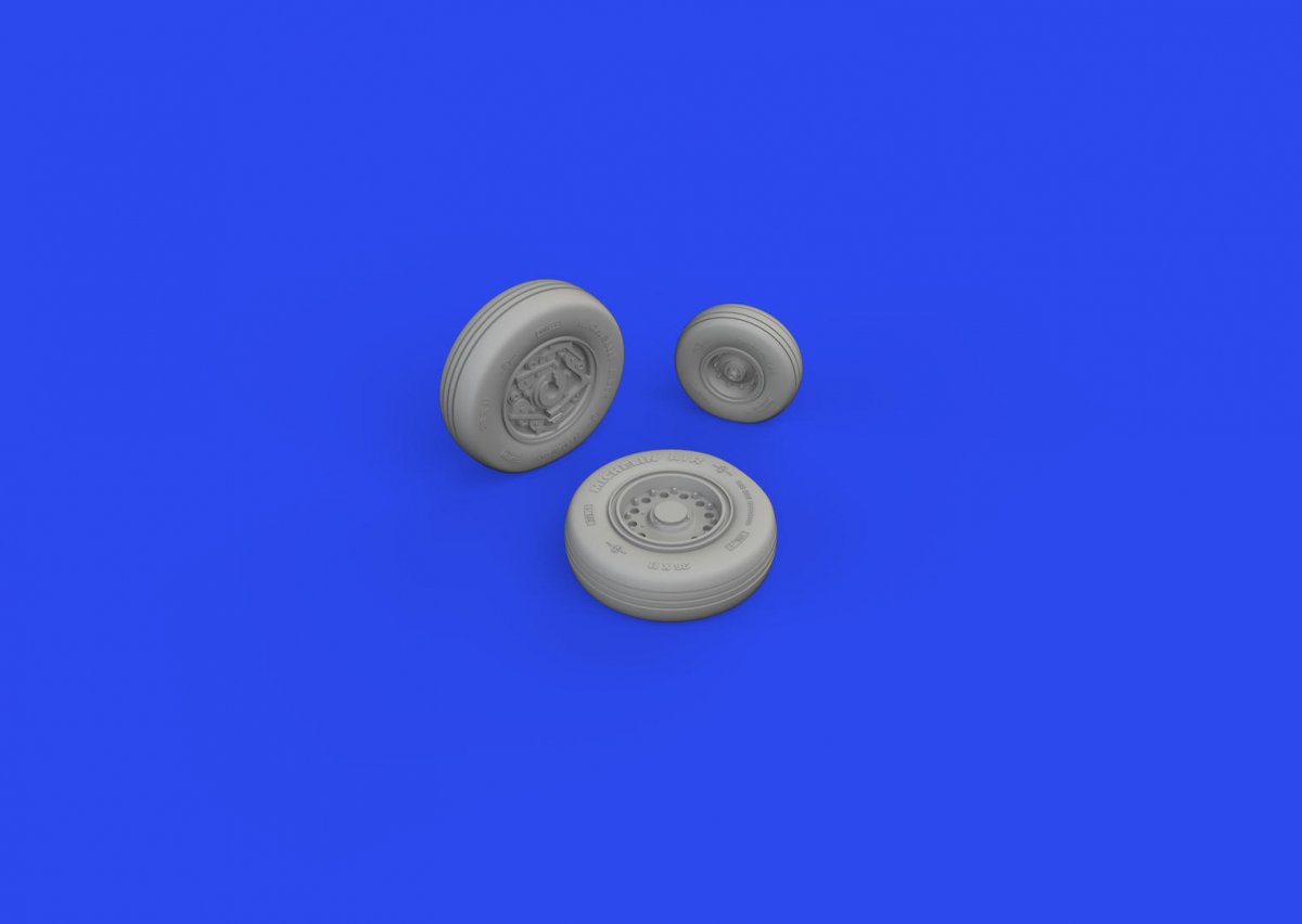 Eduard 648923 A-10C wheels Academy 1/48 – immagine 3