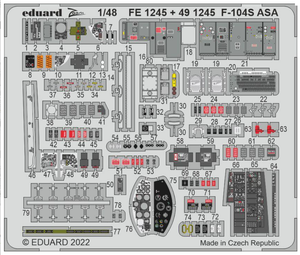 Eduard 491245 F-104S ASA KINETIC 1/48 – zdjęcie 2