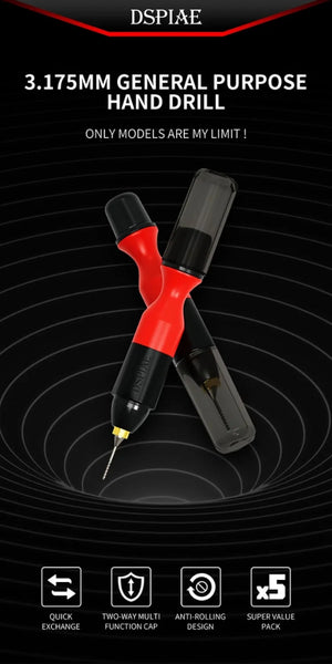DSPIAE PT-HD 3,175mm General Purpose Hand Drill / Wiertarka ręczna 3,175 mm – immagine 4