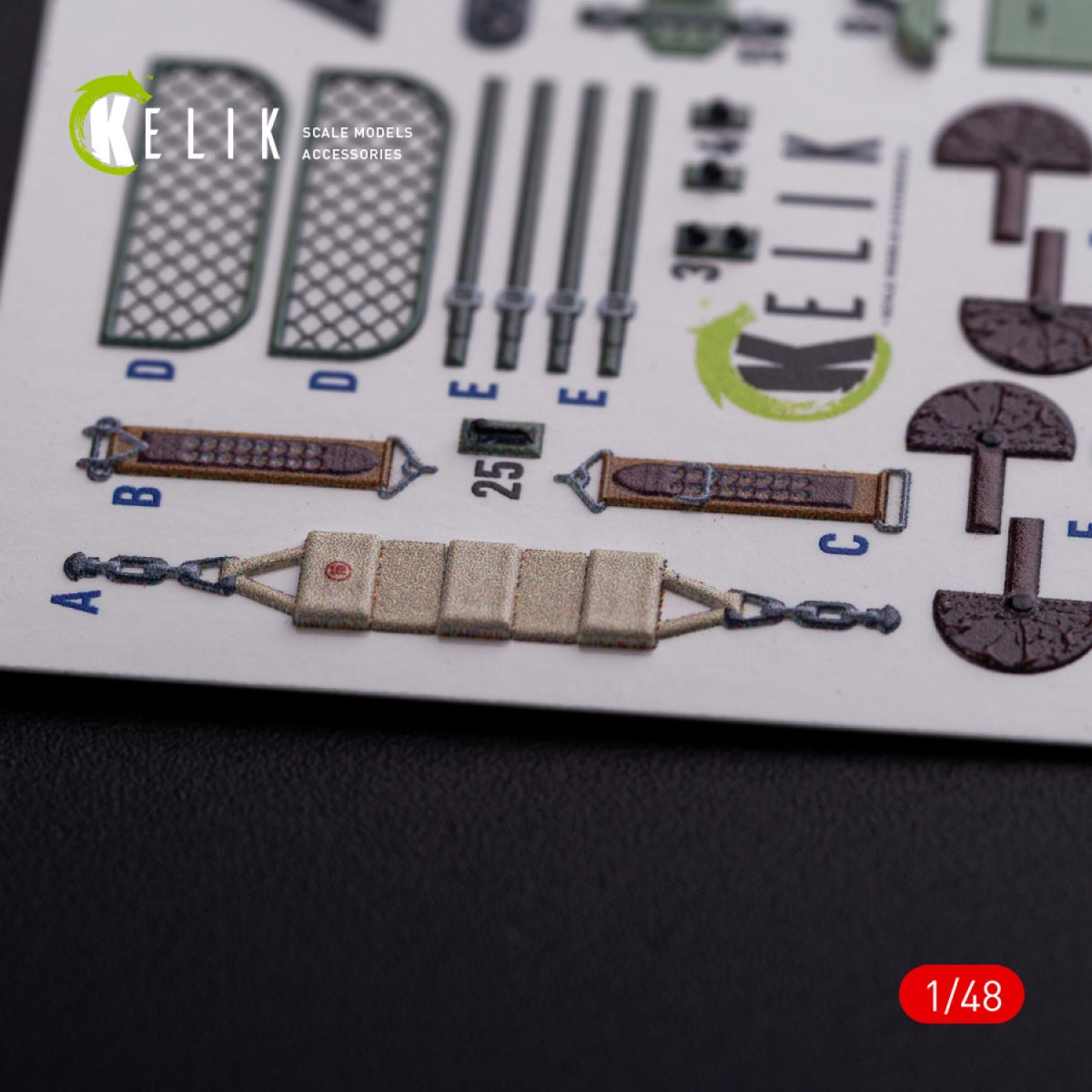 KELIK K48077 Ki-51 Sonia interior 3D decals for WingsyKits kit 1/48 – image 7
