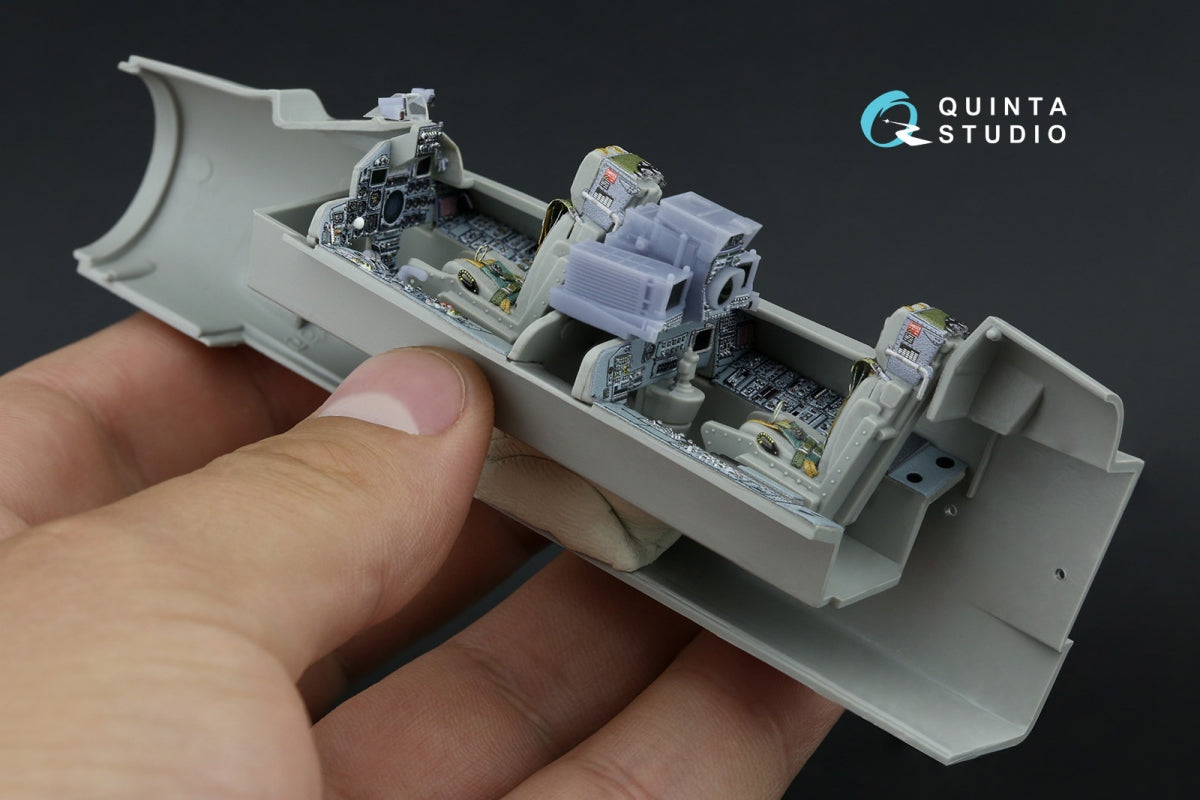 Quinta Studio QD+48520 Tornado Gr.1 3D-Printed &amp;amp; coloured Interior on decal paper (Italeri) (with 3D-printed resin parts) 1/48 – immagine 10