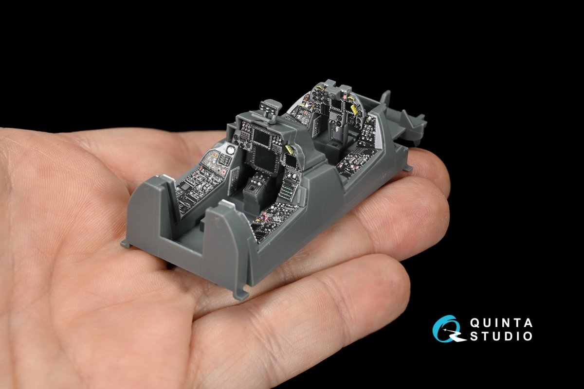 Quinta Studio QD48074 F-14D 3D-Printed &amp;amp; coloured Interior on decal paper (for AMK kit) 1/48 – Bild 9