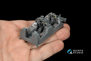 Quinta Studio QD48074 F-14D 3D-Printed &amp;amp; coloured Interior on decal paper (for AMK kit) 1/48 – Bild 9