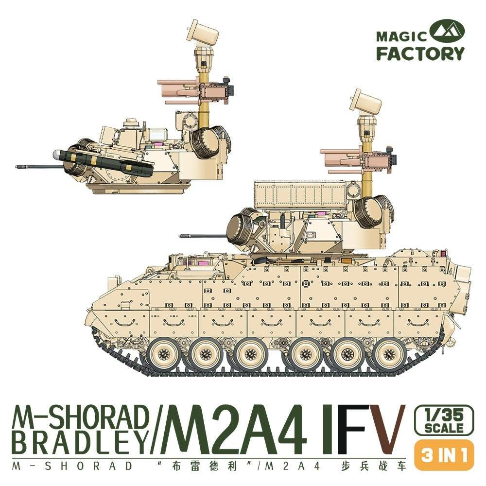 Magic Factory 2004 M-SHORAD Bradley M2A4 IFV 3-in-1 1/35 – imagen 4