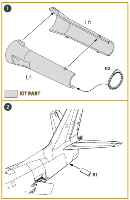 Clear Prop! CPA48055 F-86A engine exhaust endface for CP kits 1/48 – immagine 3