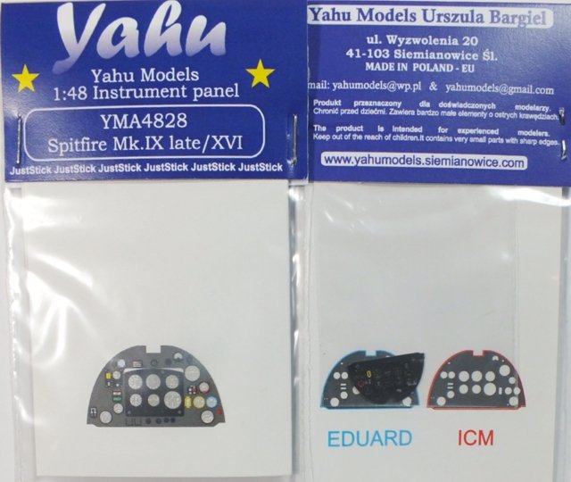 Yahu YMA4828 Spitfire Mk.IX late / XVI (Eduard / ICM) 1/48