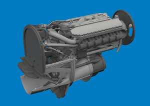 Eduard 6481069 P-40E engine PRINT Eduard 1/48 – immagine 2
