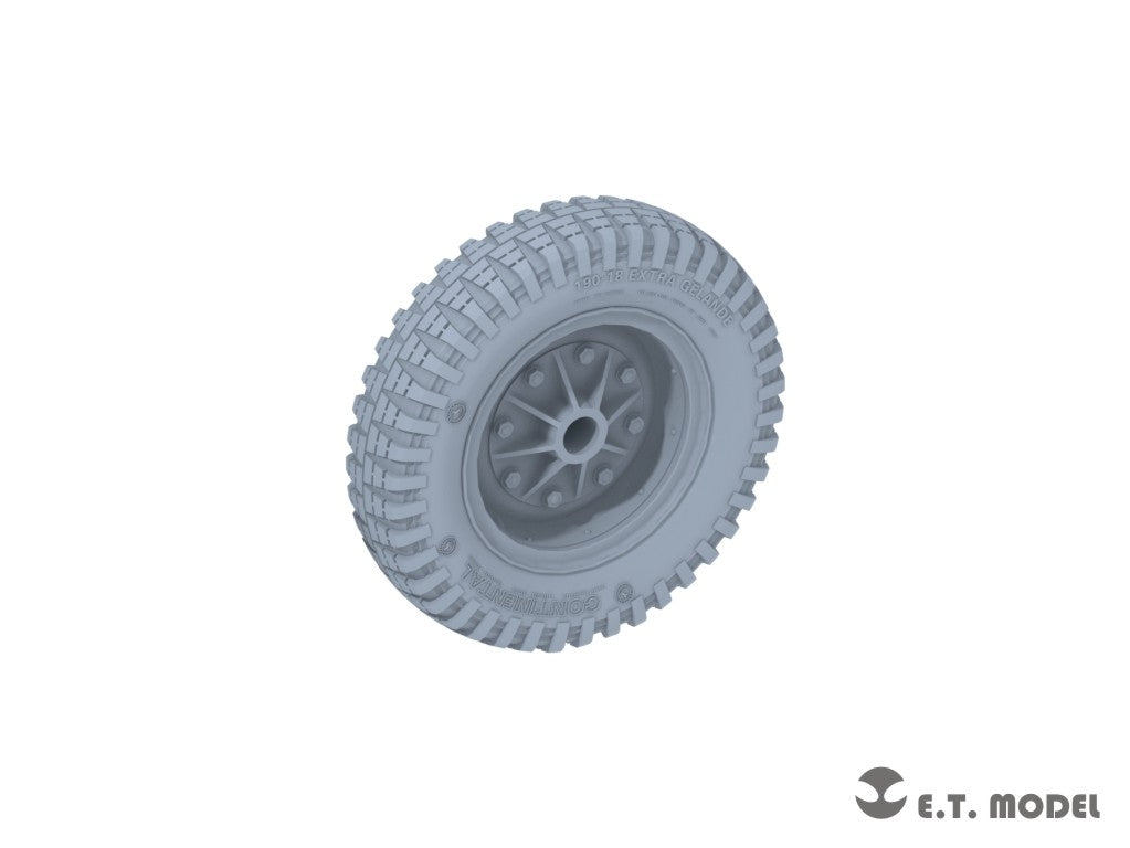 E.T. Model P35-130 WWII German Sd.kfz.251/Sd.kfz.11 Sagged Front Wheels 1/35 – zdjęcie 3