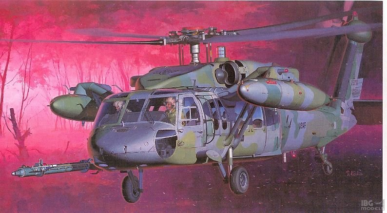 Hasegawa D7 HH-60D Night Hawk 1/72