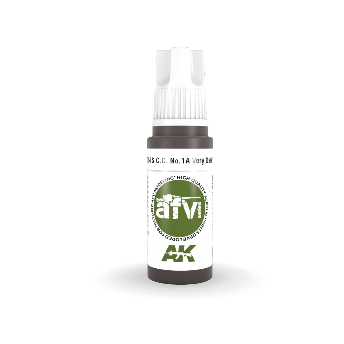 AK Interactive AK11384 S.C.C. No.1A Very Dark Brown 17ml – Bild 2