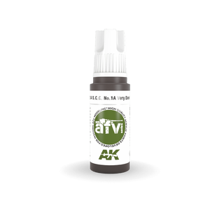 AK Interactive AK11384 S.C.C. No.1A Very Dark Brown 17ml – Bild 2