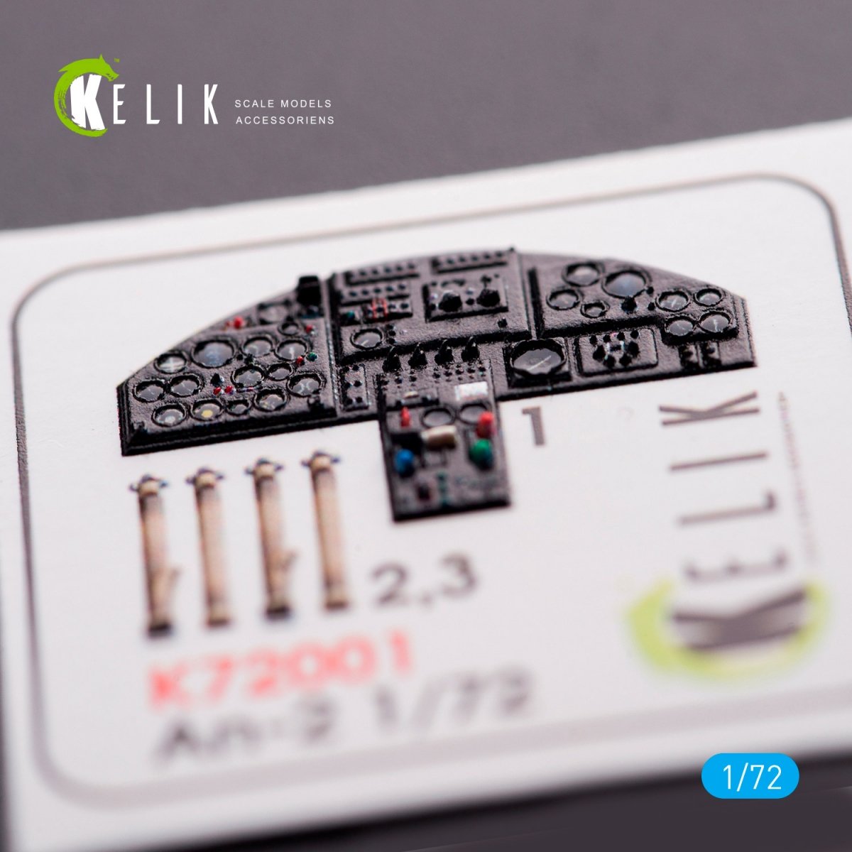 KELIK K72001 AN-2 COLT DÉCALCOMANIES 3D INTÉRIEURES POUR MAQUETTE TRUMPETER 1/72