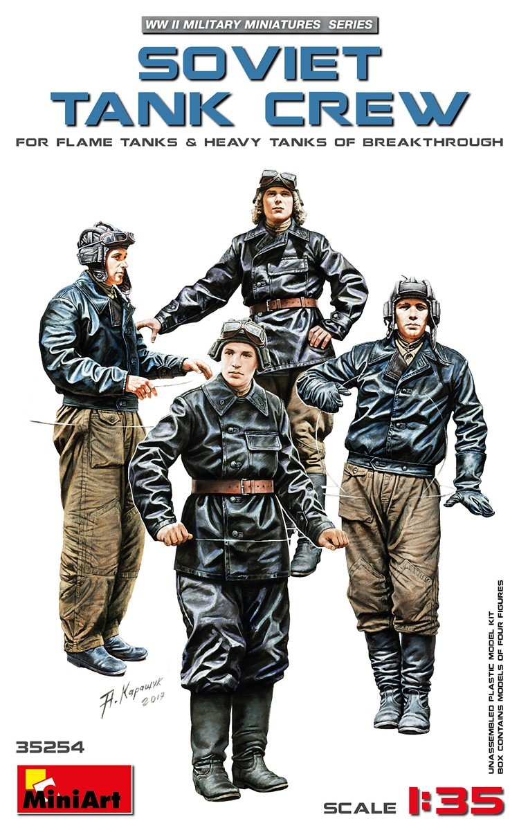 MiniArt 35254 ÉQUIPAGE DE CHARS SOVIÉTIQUES 1/35