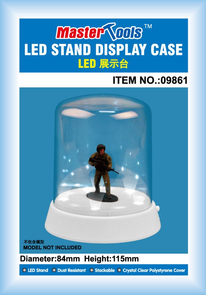 Trumpeter 09861 Led Stand Display Case 84X115mm – imagen 2