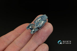 Intérieur imprimé en 3D et coloré sur papier décalcomanie Quinta Studio QD48077 MiG-21PFM (pour kit Eduard) 1/48 – image 7