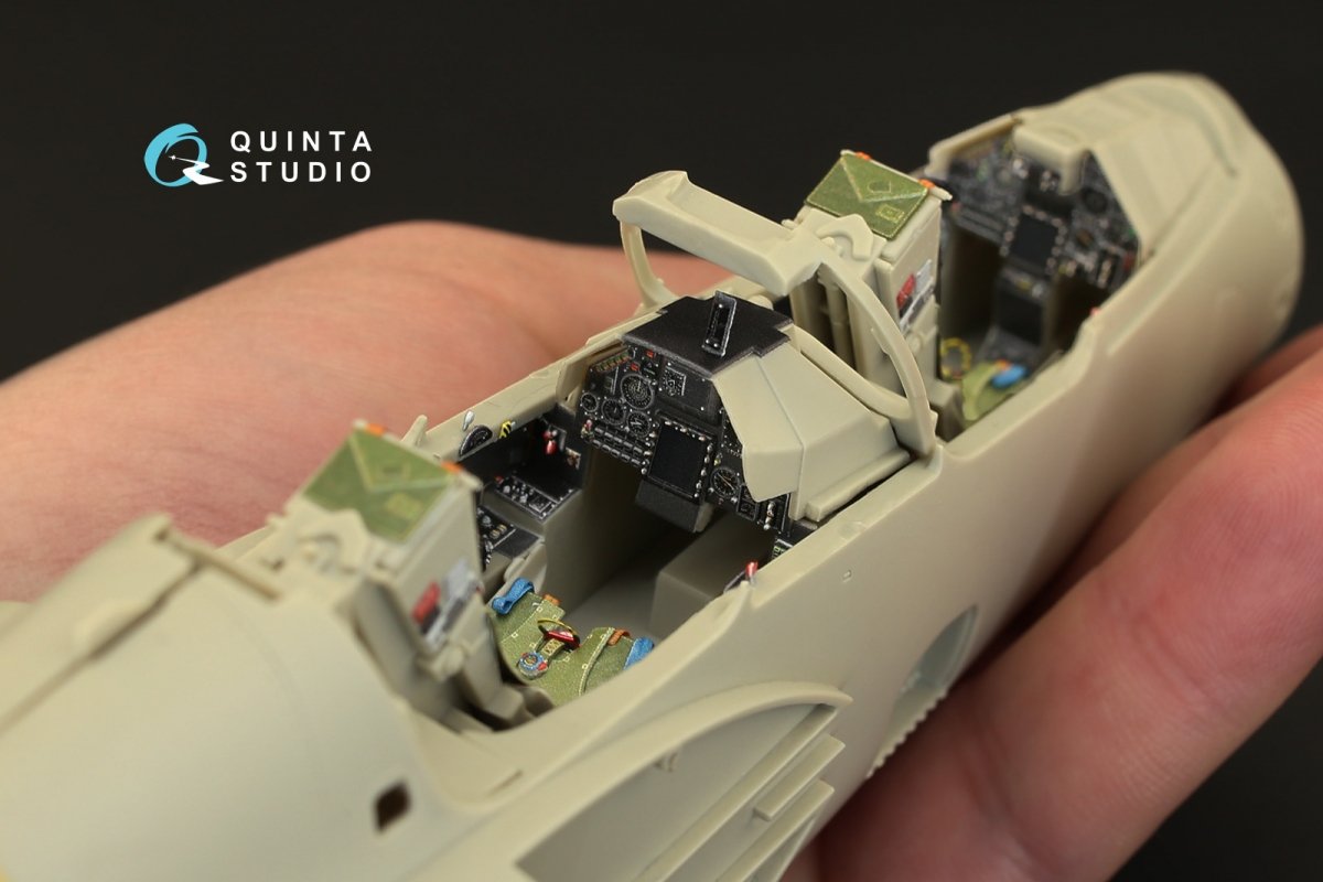 Quinta Studio QD32013 Mirage 2000N 3D-Printed &amp;amp; coloured Interior on decal paper (for Kitty Hawk kit) 1/32 – immagine 9