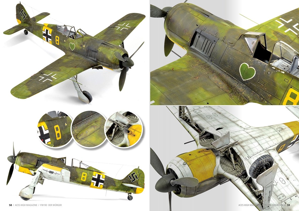 AK Interactive AK2921 ACES HIGH ISSUE 11 FW 190 DER WÜRGER (English) – image 5