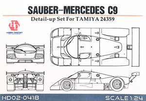 Hobby design HD02-0418 Sauber Mercedes C9 - Detail-Up Set for Tamiya 1/24 – Bild 2