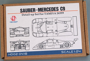 Hobby design HD02-0418 Sauber Mercedes C9 - Detail-Up Set for Tamiya 1/24 – Bild 3