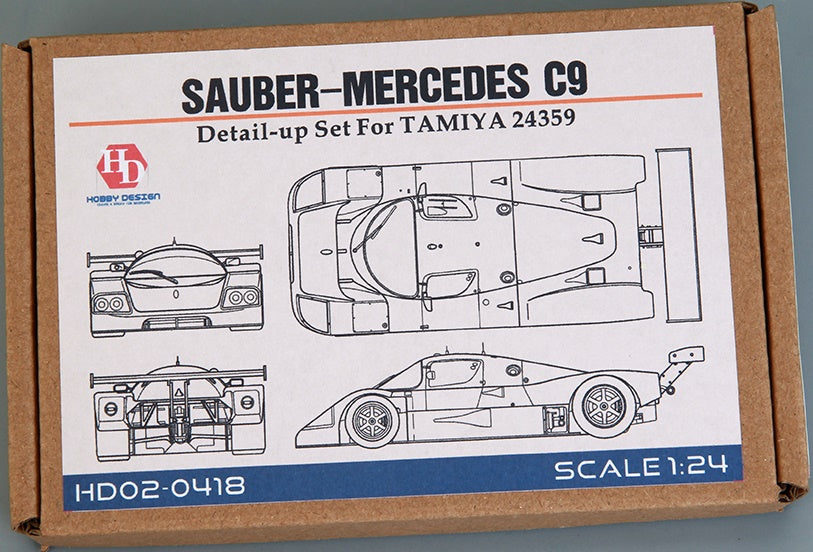 Hobby design HD02-0418 Sauber Mercedes C9 - Detail-Up Set for Tamiya 1/24 – Bild 3