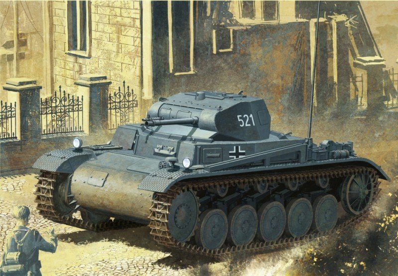 Dragon 6572 Pz.Kpfw.II Ausf.B 1/35 – immagine 2