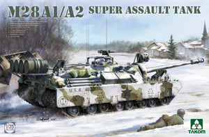 Takom 2209W T28 BOX MODELING GUIDE + T28 SUPER HEAVY TANK + M28A1/A2 SUPER ASSAULT TANK 1/35