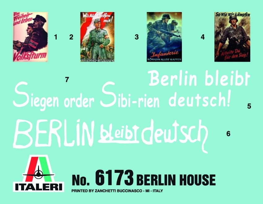Italeri 6173 BERLIN HOUSE 1/72 – imagen 6
