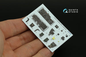 Quinta Studio QDS-32003 F-16C 3D-Printed &amp;amp; coloured Interior on decal paper ( Tamiya ) (small version) 1/32 – Bild 12