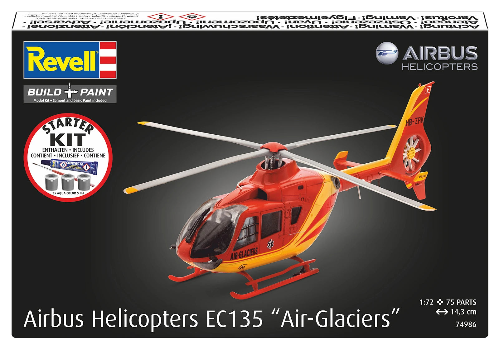 Revell 74986 Starter Kit Airbus Helicopters EC135 1/72