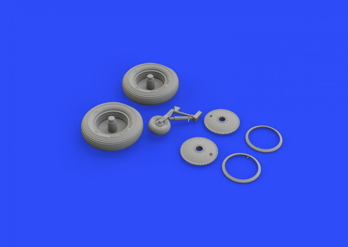 Eduard 648343 Walrus Mk. I wheels AIRFIX 1/48 – imagen 2